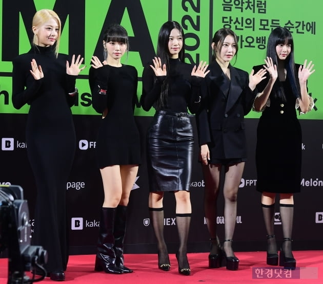 [포토] 르세라핌, '블랙으로 멋지게 차려입고' (MMA 2022)