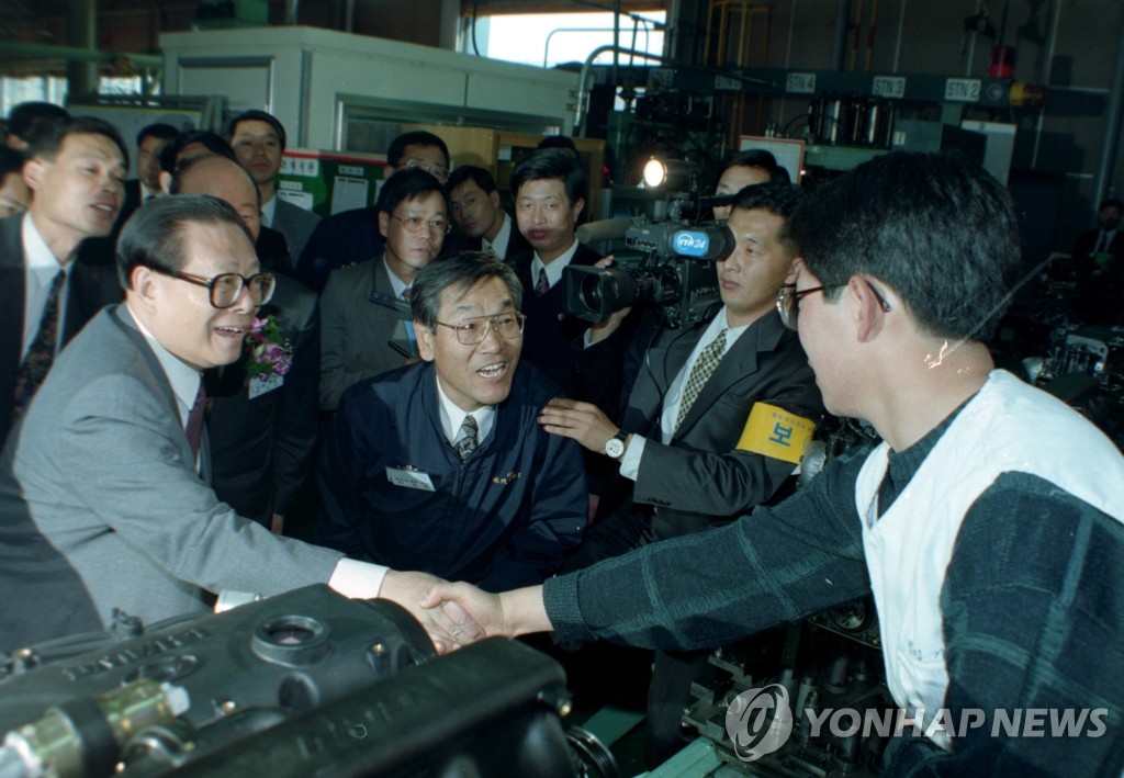 장쩌민, 한국 찾은 첫 中국가주석…'한중관계 기틀 잡아' 평가