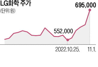 LG화학 11% 급등…"첨단소재 성장성 놀라워"