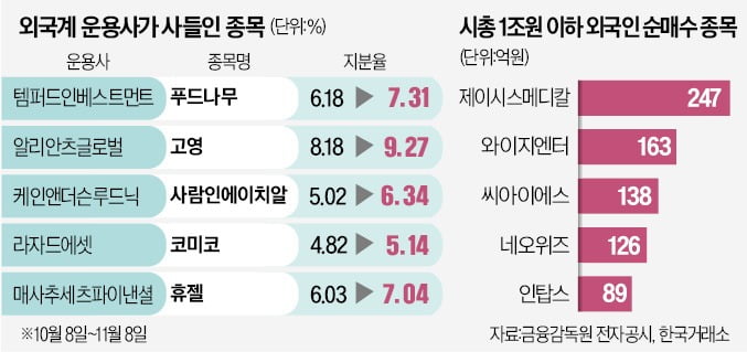 중소형주 파는 외국인…똘똘한 종목은 담았다