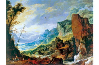 [합스부르크, 매혹의 걸작들] 플랑드르 풍경화 1인자…몸퍼르 2세의 '산 풍경'