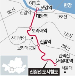 집값 덜 빠진 신림선 역세권 아파트…"실수요자 탄탄"