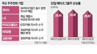 "주주친화 기업 재평가" 제2의 메리츠 어디?