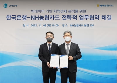 NH농협카드, 한국은행과 빅데이터 기반 전략적 업무협약 체결