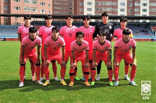 U-19 축구대표팀, 우즈베크 원정 평가전 첫 경기 1-1 무승부