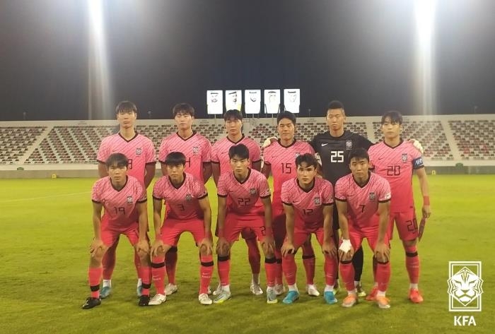 올림픽 축구대표팀, UAE와 평가전 첫 경기서 1-2 패배