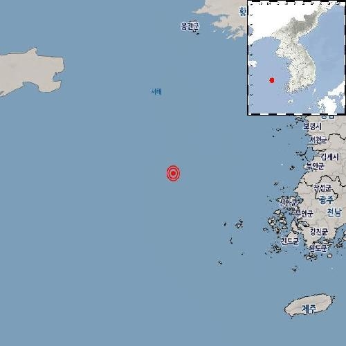 기상청 "전남 신안 인근 바다서 규모 2.2 지진…피해 없을 듯"