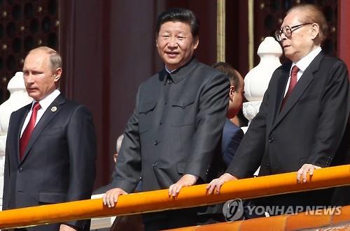 푸틴, 장쩌민 사망에 "中 발전과 불가분 인물"…시진핑에 조전