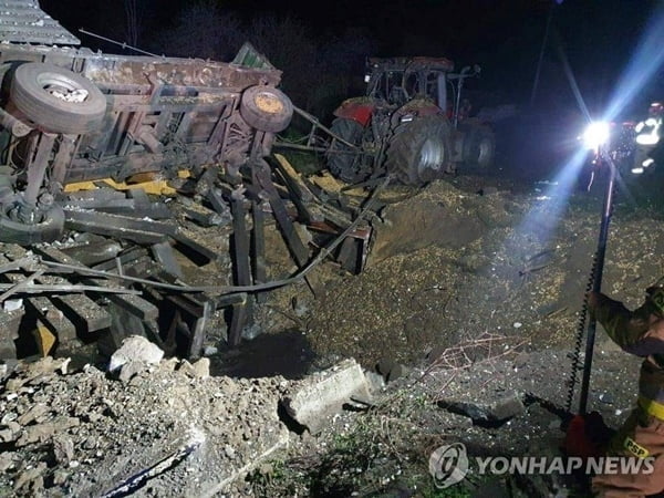 바이든 "폴란드 타격 미사일, 러시아발 아닌 듯"