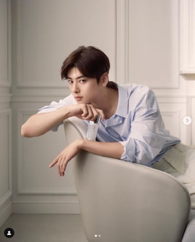 차은우, 얼굴천재의 눈빛...호흡곤란 유발