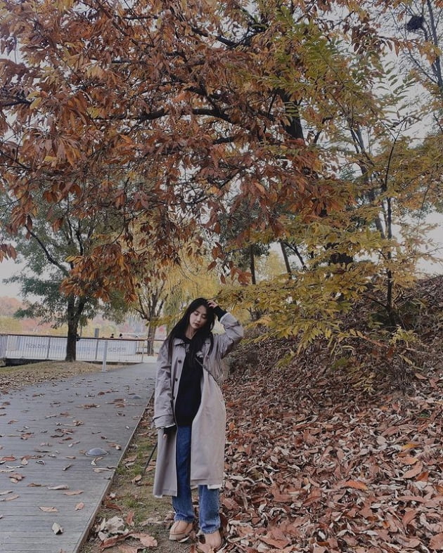 정유미, ♥강타와 마지막 가을 즐겼나? 한껏 뽐낸 귀여움 