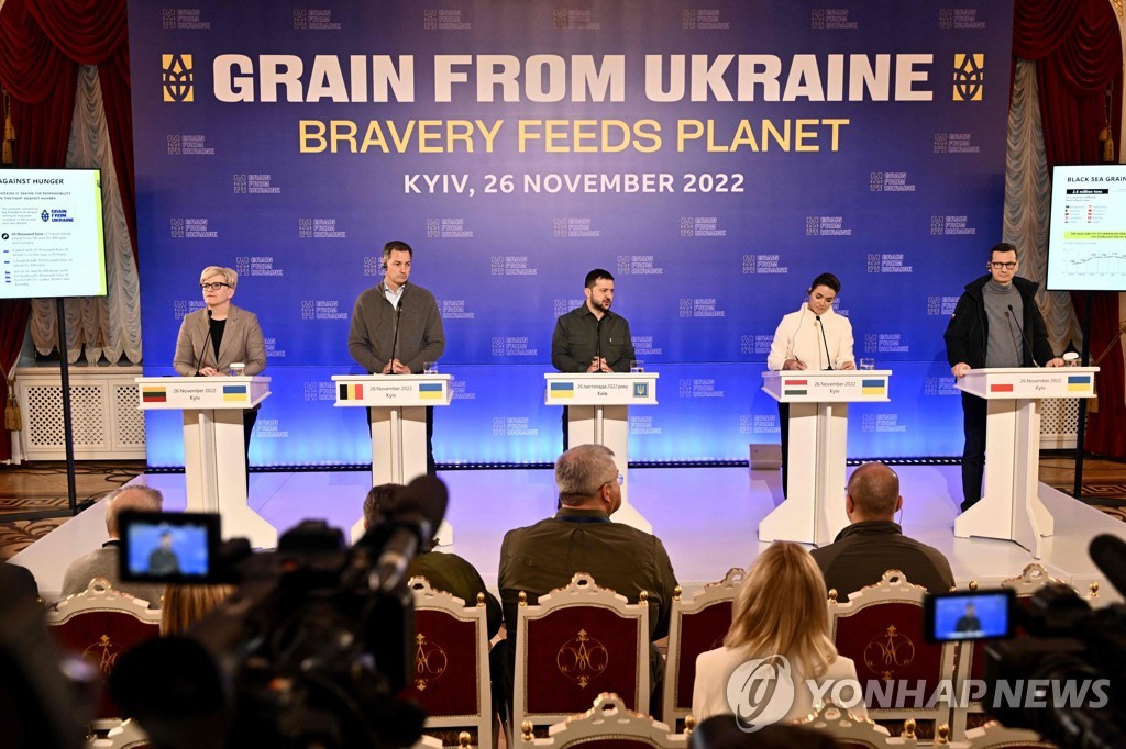 젤렌스키 "2천억원짜리 빈국 식량 지원 프로그램 가동"