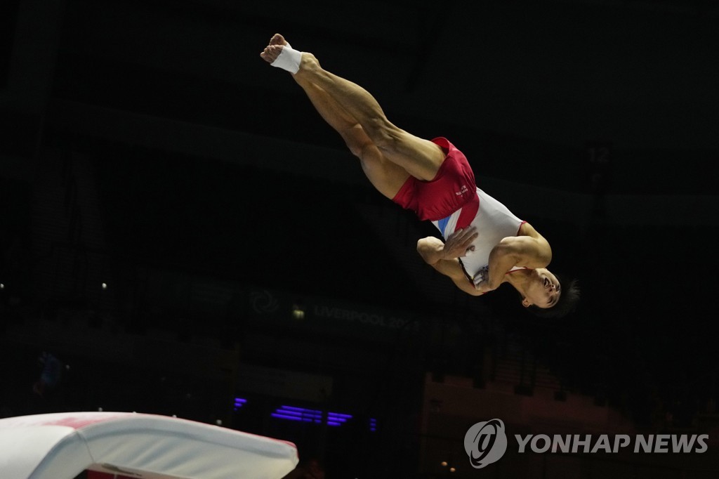 한국 남자 체조, 세계선수권 단체전 결선 진출…파리행 청신호