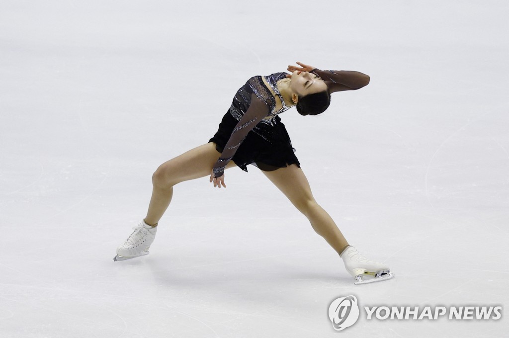 피겨 장군 김예림, NHK 트로피 쇼트 1위…파이널 무대 보인다