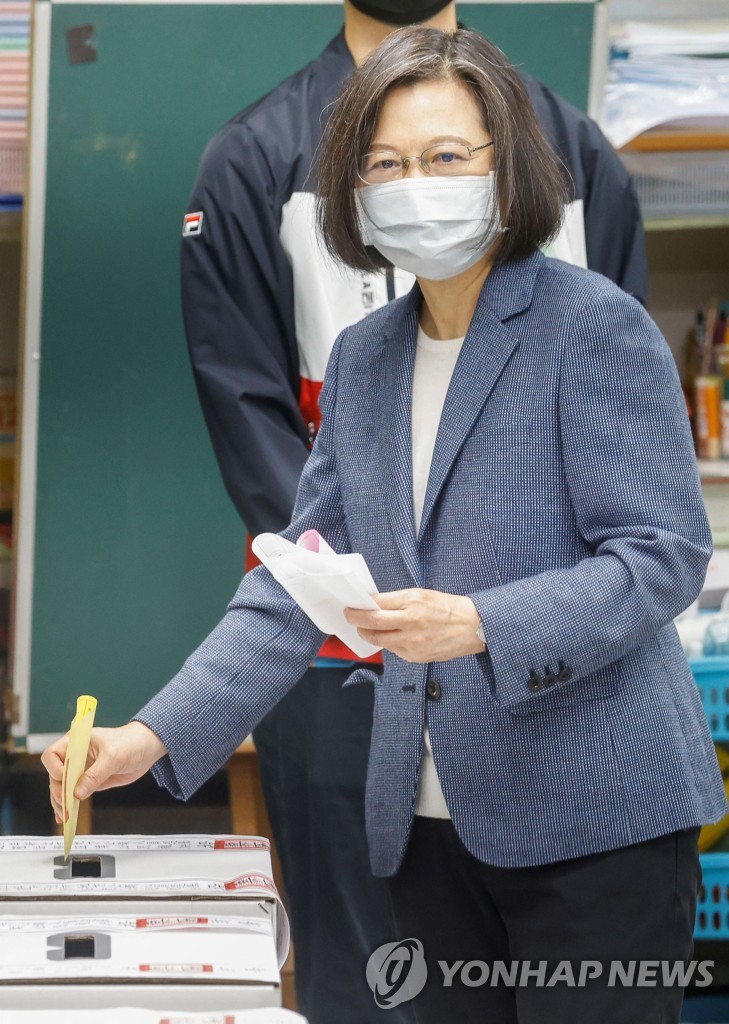 대만 지방선거서 개표 중반 야당 국민당 우세