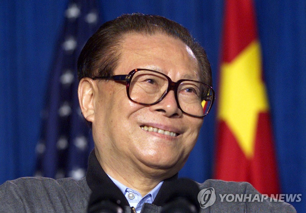 '덩샤오핑의 후계자' 장쩌민 전 중국 국가주석 사망(종합)