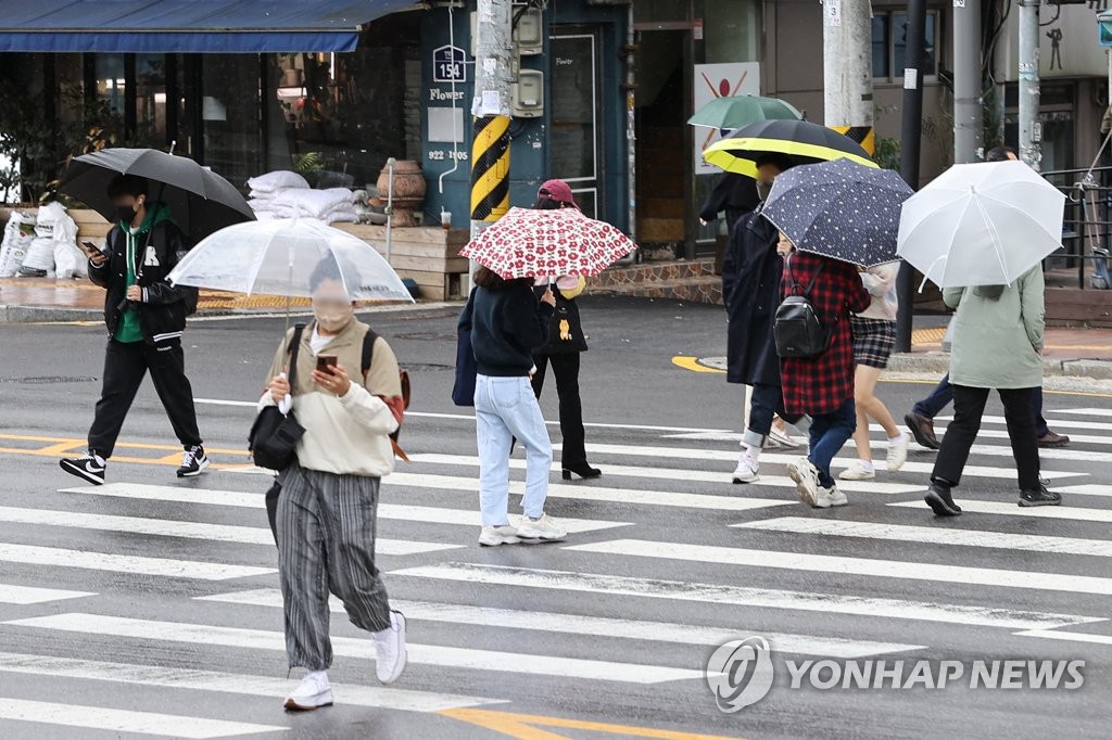 강원 영서 오후부터 5㎜ 안팎 비…영동 일대 강풍