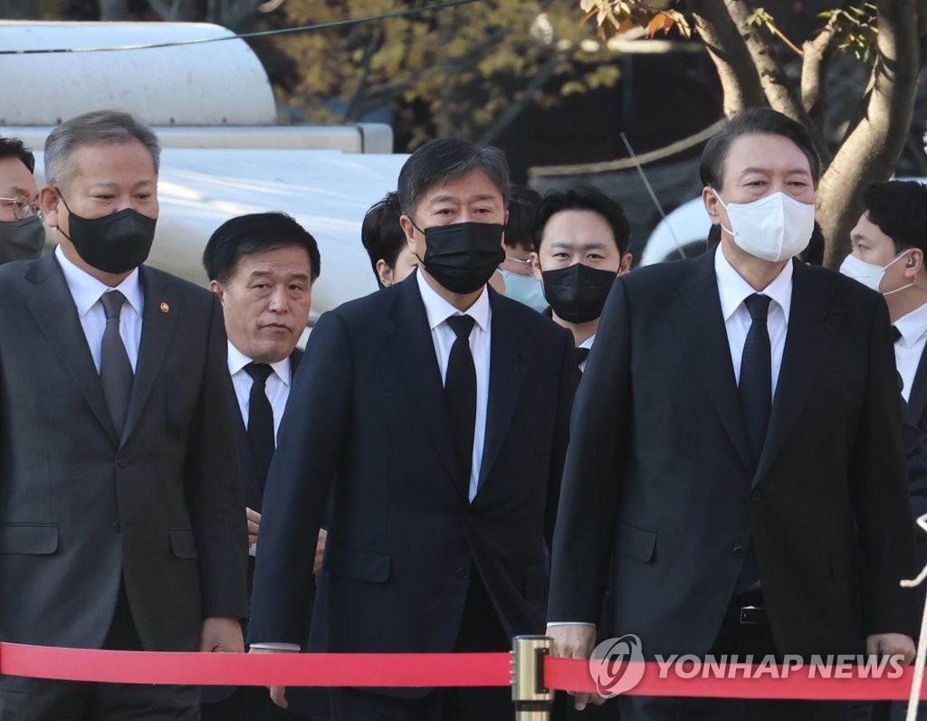 [이태원 참사] 대통령실, 先수습 원칙 속 문책성 인사조치 열어둔듯