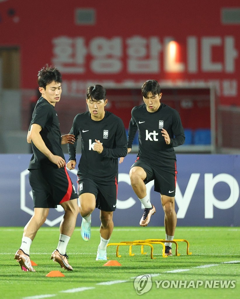 [월드컵] 유럽파도 본격 합류…벤투호 '회복 집중' 현지 첫 훈련