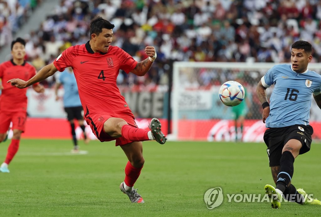 [월드컵] '허벅지 통증' 김민재. 이틀째 팀 훈련 불참