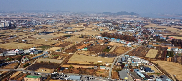 카지노 정팔 한강2 콤팩트시티 조성되는 양촌읍 일대. 사진=연합뉴스