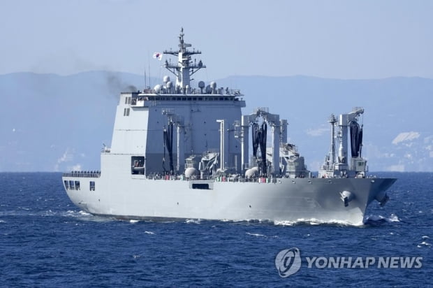 기시다 총리, '욱일기' 이즈모함서 관함식 사열…한국 해군 경례