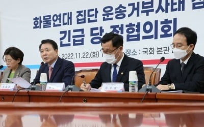 당정, 안전운임제 일몰 3년 연장 추진…"품목 확대는 불가"