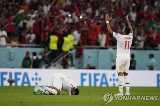 [월드컵] 모로코의 대이변…벨기에 2-0으로 꺾고 F조 선두로