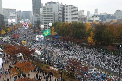 민주노총, 서울 도심서 대규모 집회…곳곳에서 교통체증