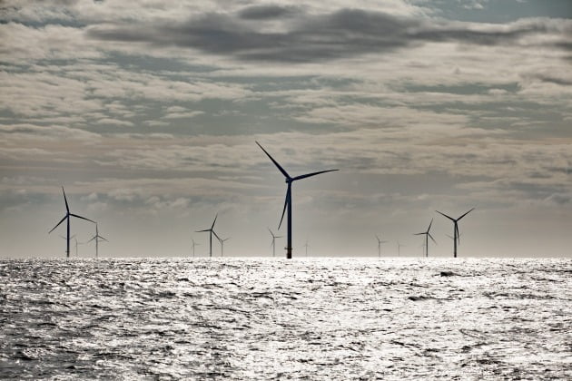 영국 혼시1 해상풍력발전의 모습. 사진=오스테드 제공 