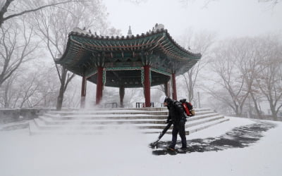 [포토] 제설작업