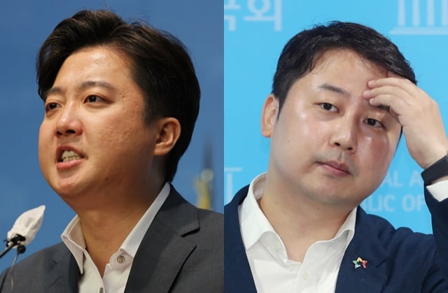 이준석 전 국민의힘 대표, 장예찬 청년재단 이사장. / 사진=연합뉴스