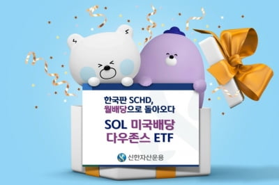 신한, 'SOL 미국배당다우존스'…하반기 상장 ETF 중 개인순매수 1위