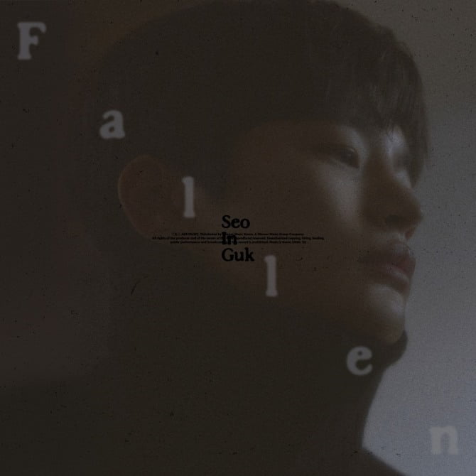 서인국, 6일 가수로 컴백…약 6개월 만에 신곡 ‘Fallen’ 발매