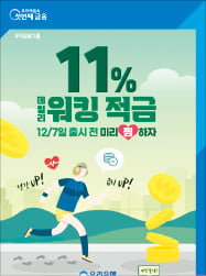 우리은행, 매일 1만보 걸으면 최고 11% 금리…10만명 사전모집