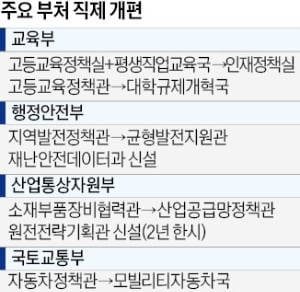 51개 정부부처 비효율 조직 손본다…국토부 내 '모빌리티자동차국' 신설