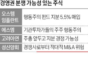 큰손들 "1주라도 더 모으자"…경영권 분쟁株에 쏠린 눈