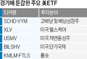 "새해 포트폴리오, 경기둔감株 ETF 담아라"