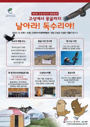 몽골에서 날아온 독수리 구경…경남 고성 독수리 생태축제