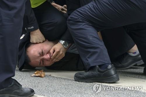 백악관, '中시위 미온 대응' 지적에 "평화시위 지지 일관" 반박