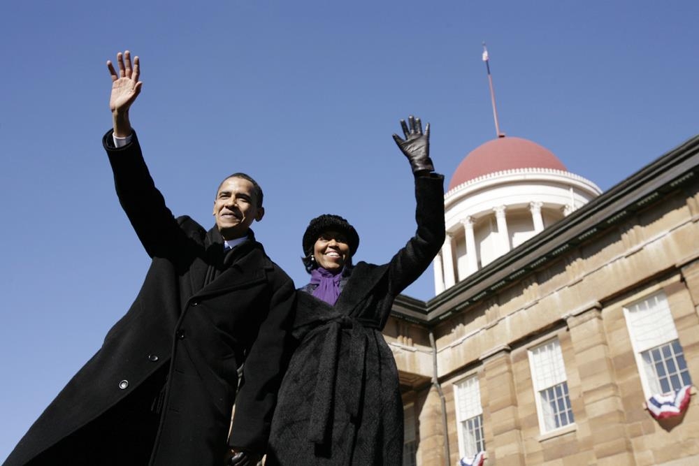 '미국 첫 흑인 대통령' 오바마 대선 출마선언 장소에 기념 동판