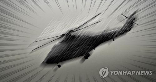 문경서 강풍에 화물운송 헬기 추락…"기장 1명 탑승, 자력 탈출"