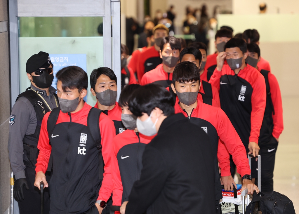 [사진톡톡] 진한 감동 남긴 한국 축구대표팀