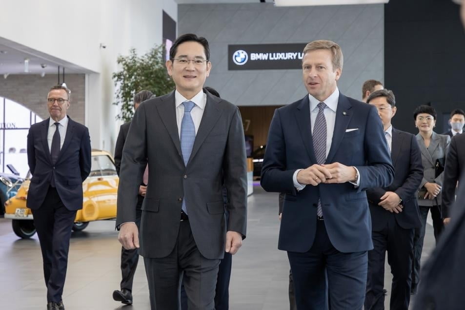 이재용, BMW 회장 만났다…협력 강화 논의