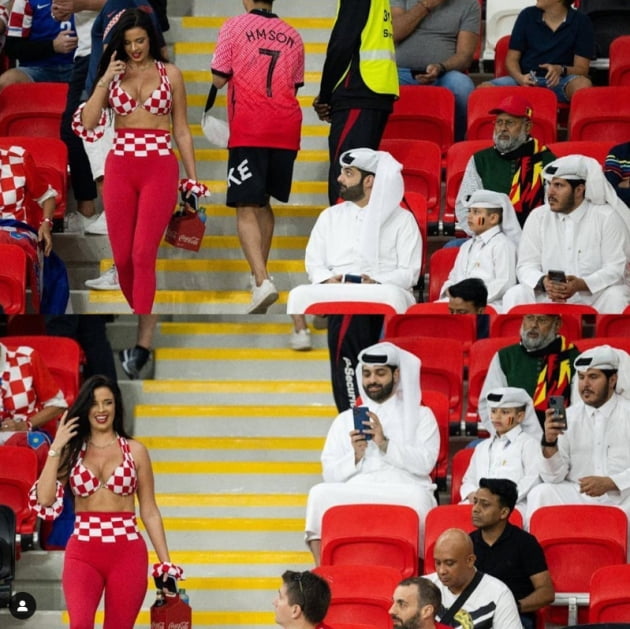 '월드컵 미녀' 이바나 놀, 완벽한 S 라인...남성들의 뜨거운 시선