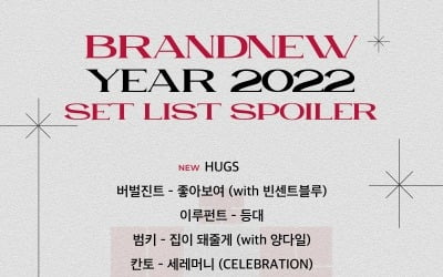 브랜뉴뮤직, 오는 18일 레이블 콘서트 ‘브랜뉴이어 2022’ 개최…'특급 콜라보' 눈길
