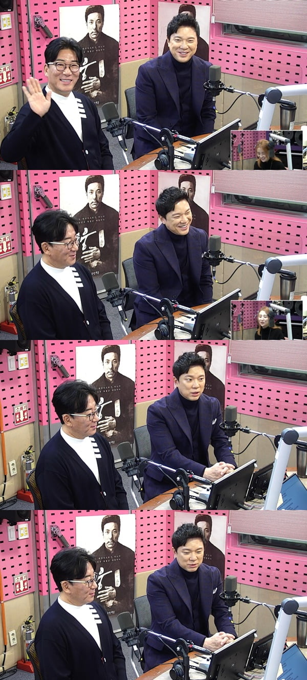 윤제균 감독, 정성화 /사진=SBS 파워 FM '박하선의 씨네타운' 보는 라디오 방송화면 캡처