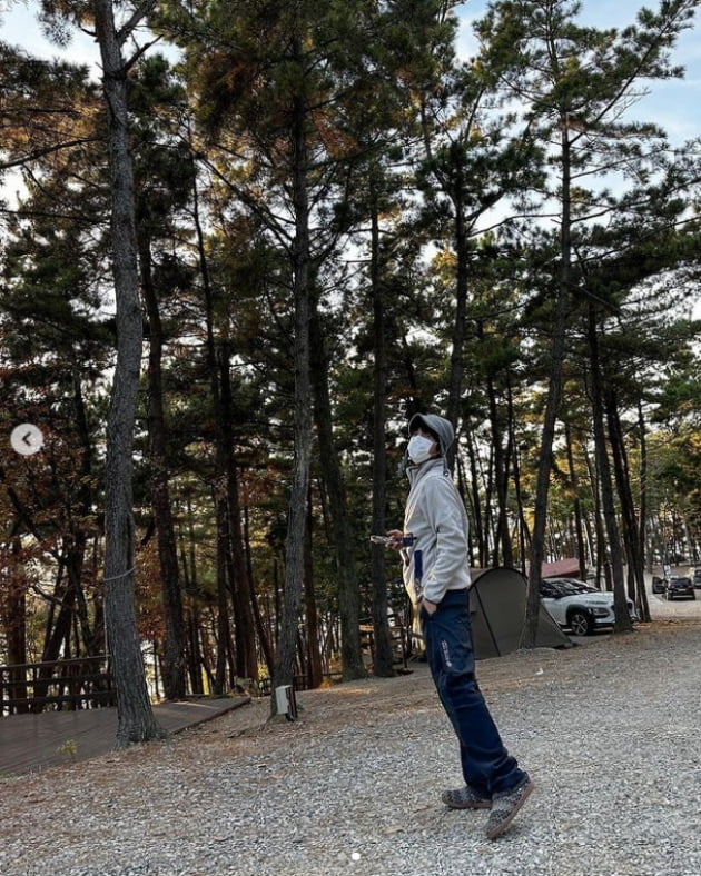 장근석, 마스크 넘어 잘생김...'가을의 기억'