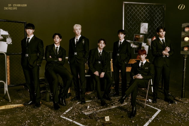 SF9, 수트핏 美쳤다…새 앨범 ‘THE PIECE OF9’ 재킷 포스터 최초 공개