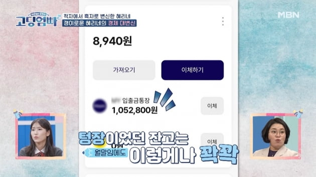 [종합] 잔고 0원→월수입 600만원…'고딩엄빠2' 이혜리♥김윤배, 흑자+시내로 이사